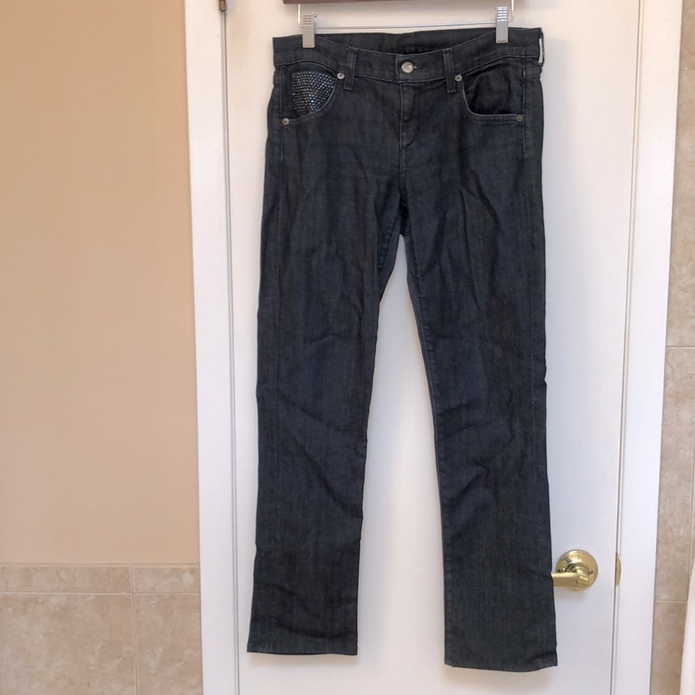 Citizens of Humanity COH Ava Jeans size 28 Blue Crystal Rare Pocket
